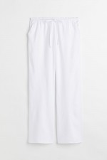 Linen-blend Pull-on Pants