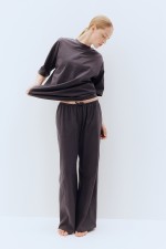 Wide-leg Jersey Pants