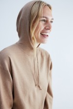 Fine-Knit Hoodie